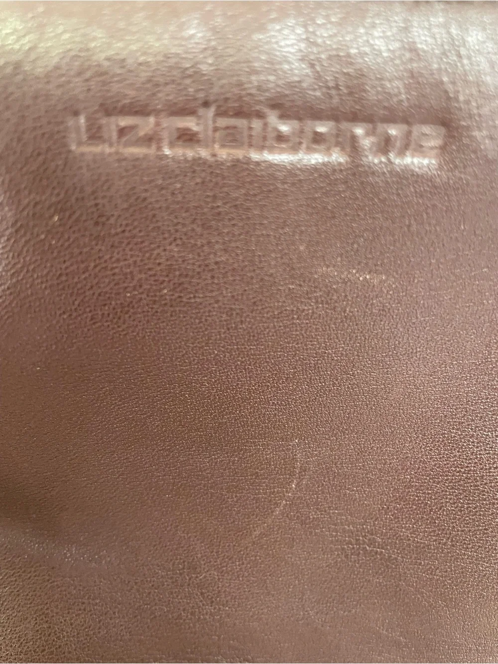 Vintage Liz Claiborne x Leather Company Leather Crossbody Bucket Bag